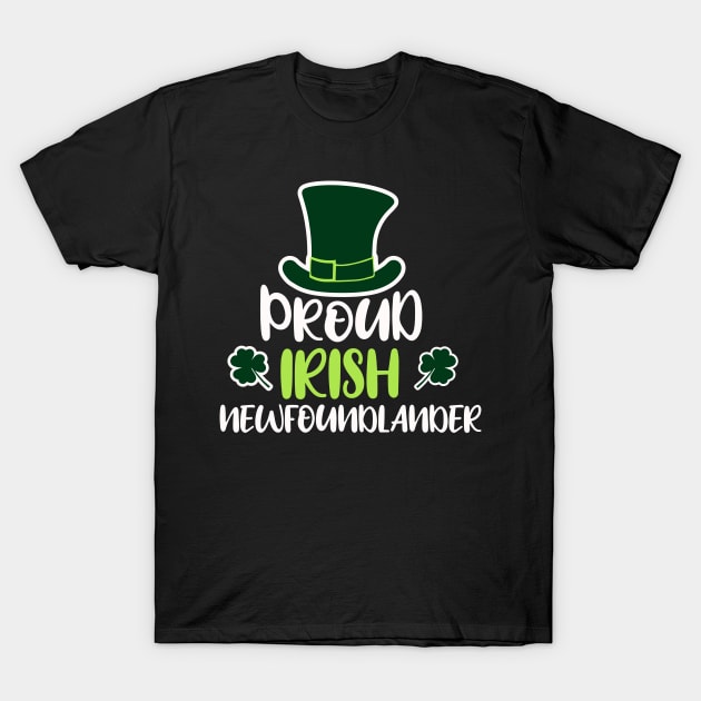 Proud Irish Newfoundlander T-Shirt T-Shirt by Newfoundland.com